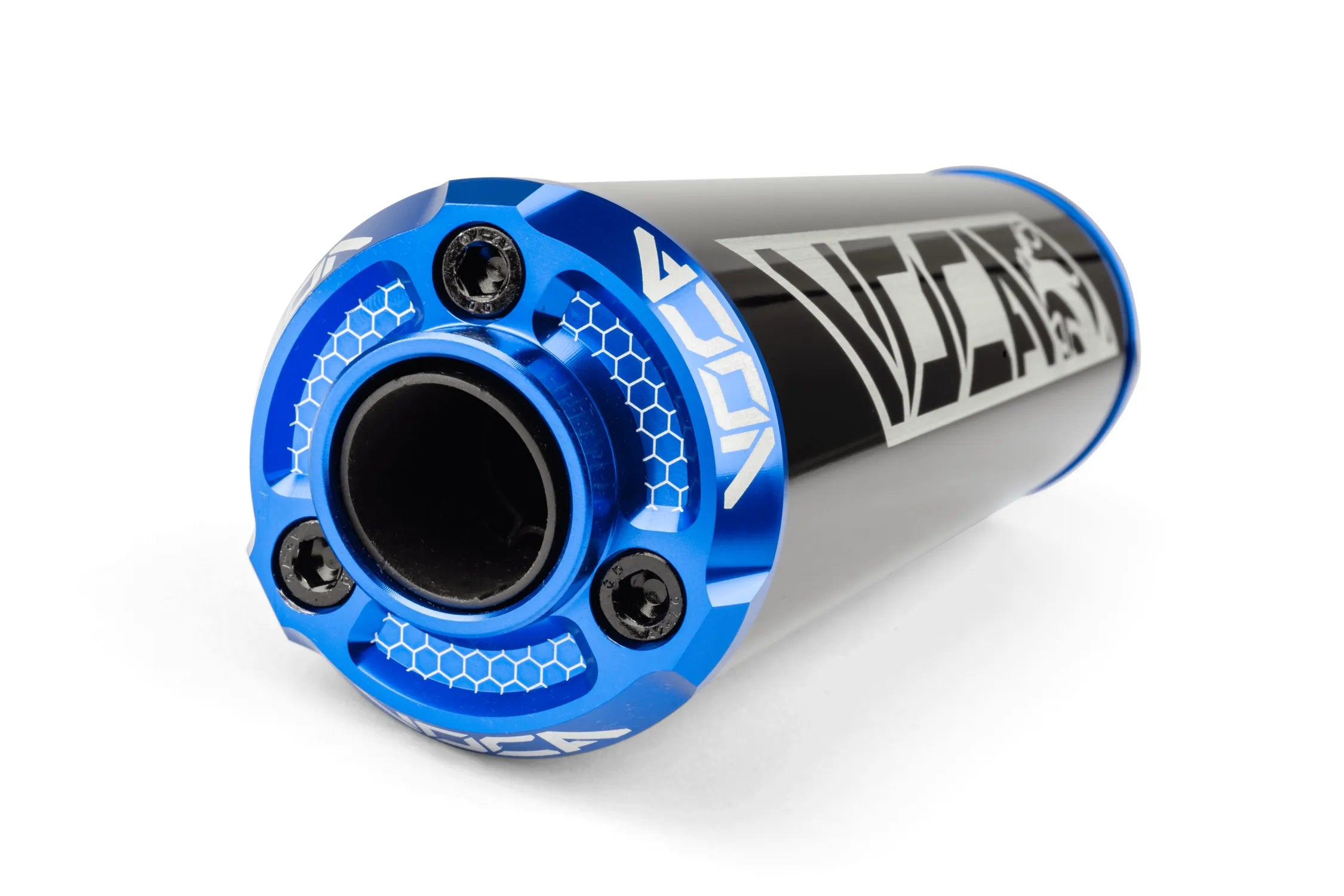 Voca ljuddämpare (ALU CNC) - Svart/Blå