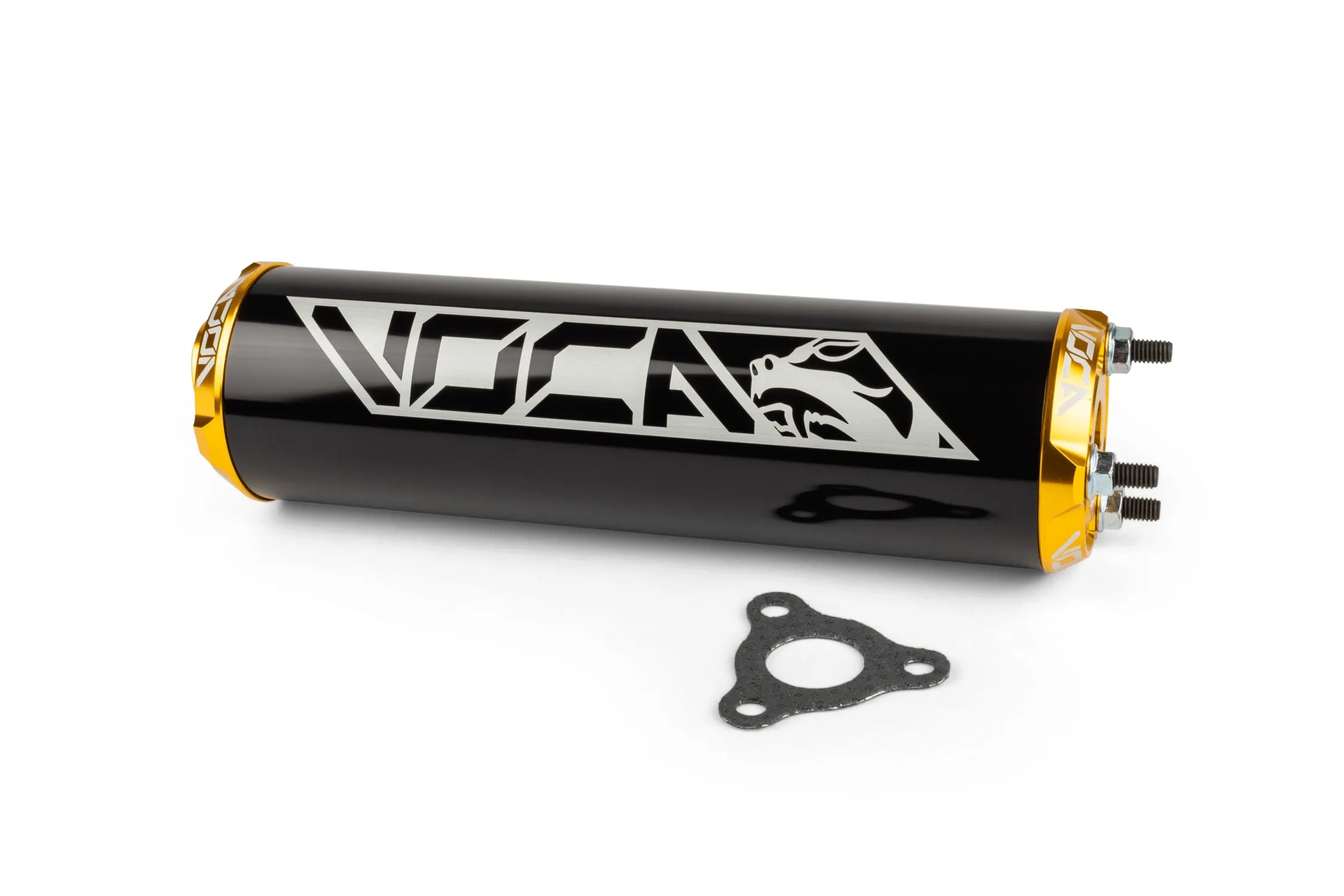 Voca ljuddämpare (ALU CNC) - Svart/Guld