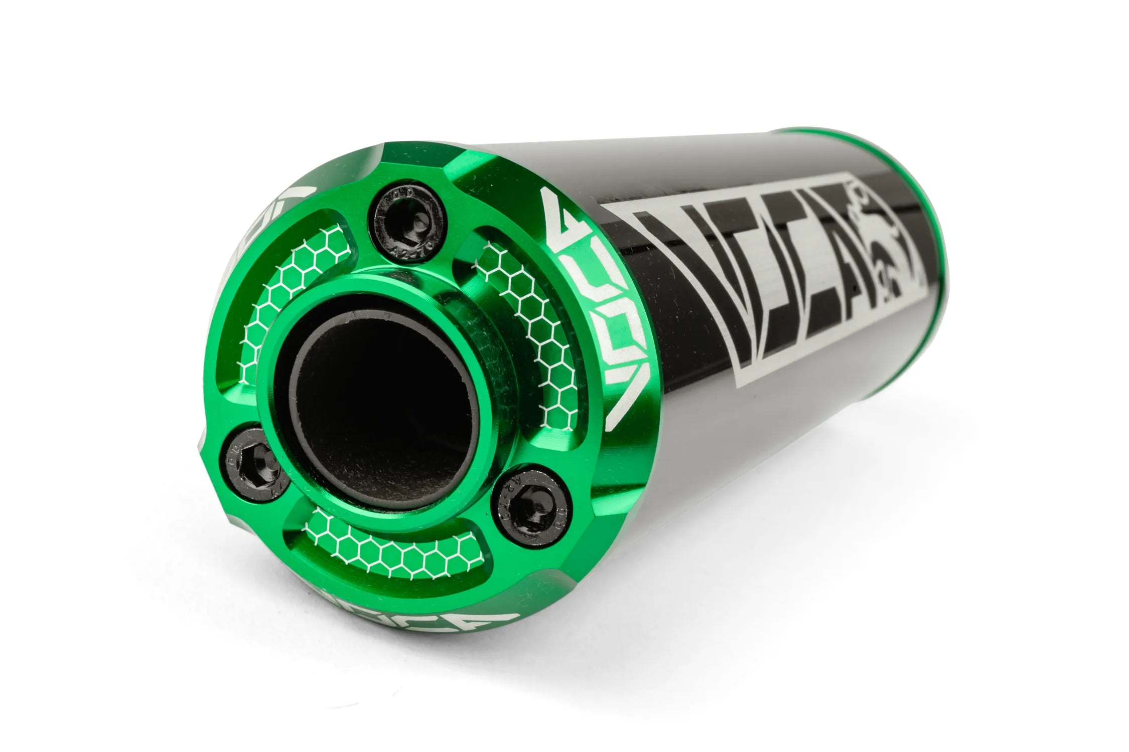 Voca ljuddämpare (ALU CNC) - Svart/Grön