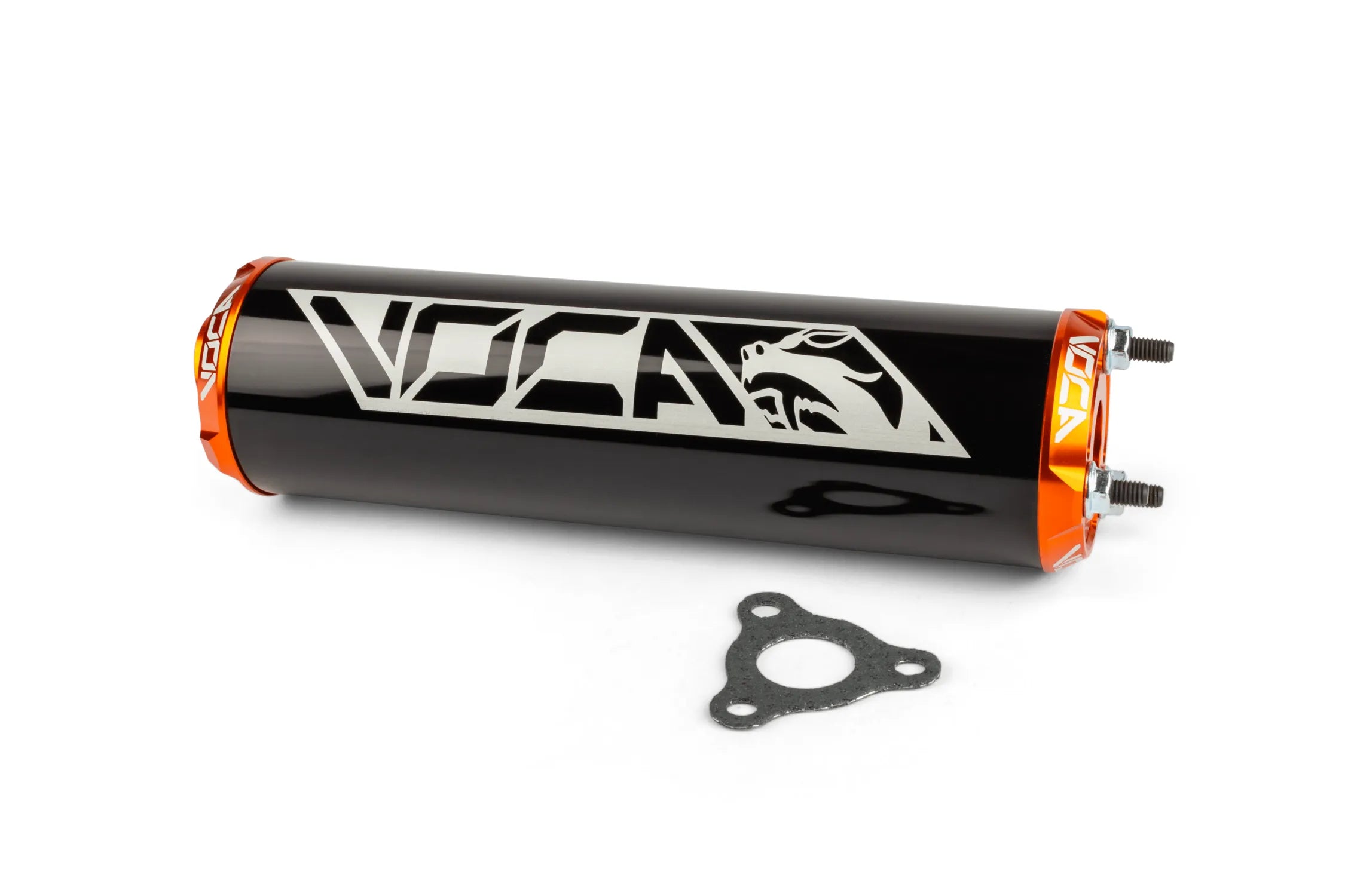 Voca ljuddämpare (ALU CNC) - Svart/Orange