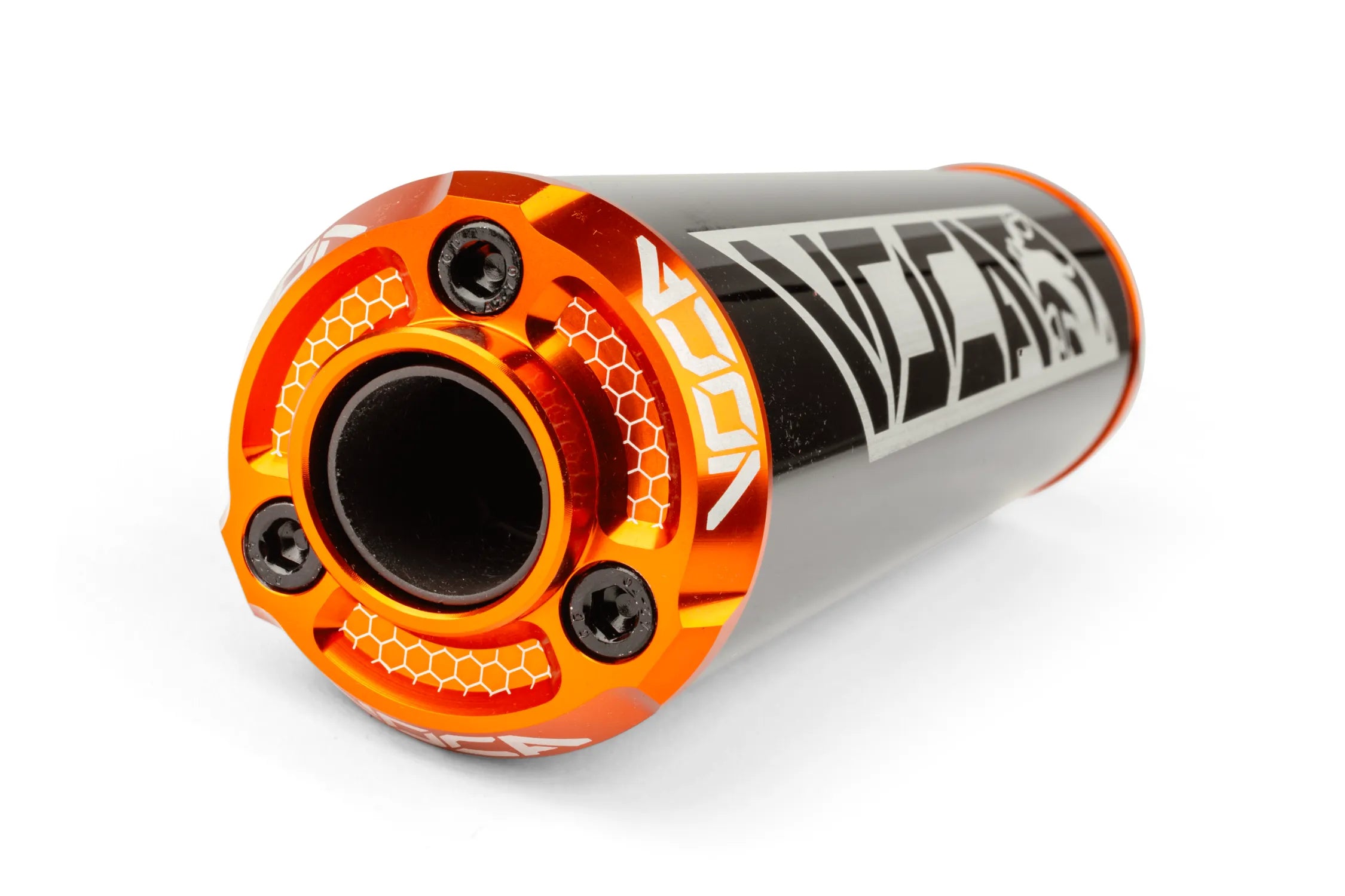 Voca ljuddämpare (ALU CNC) - Svart/Orange