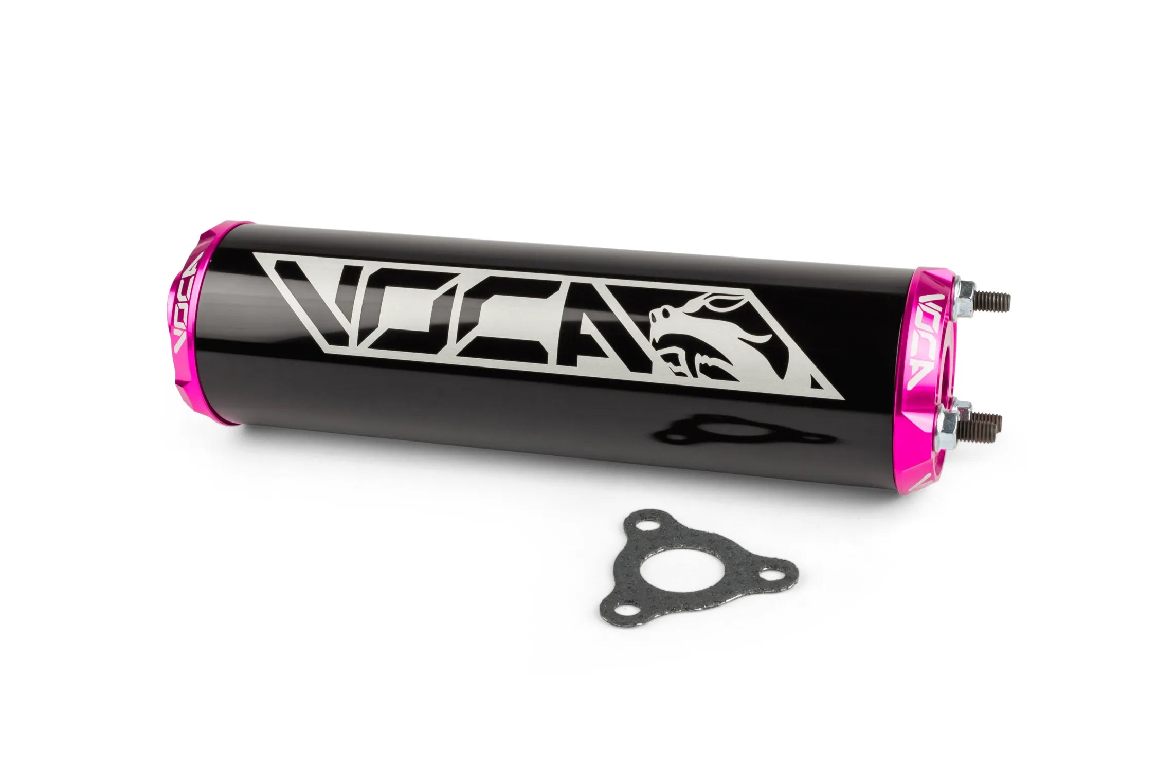 Voca ljuddämpare (ALU CNC) - Svart/Rosa