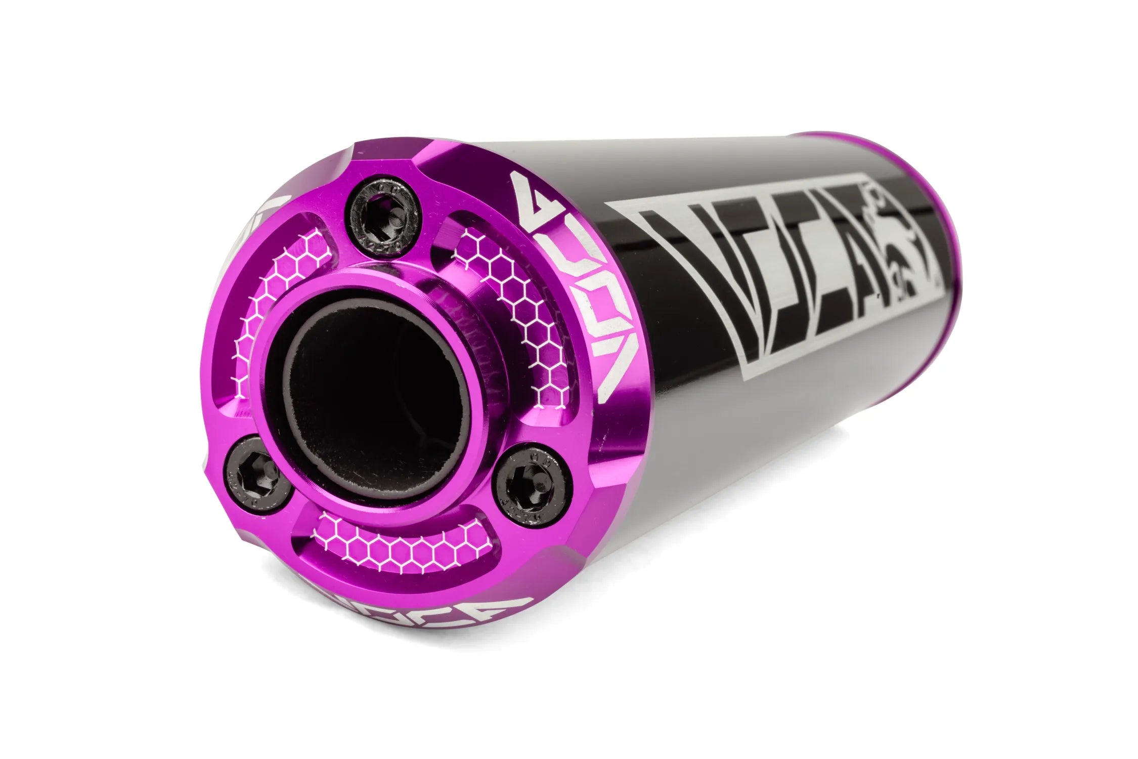 Voca ljuddämpare (ALU CNC) - Svart/Lila