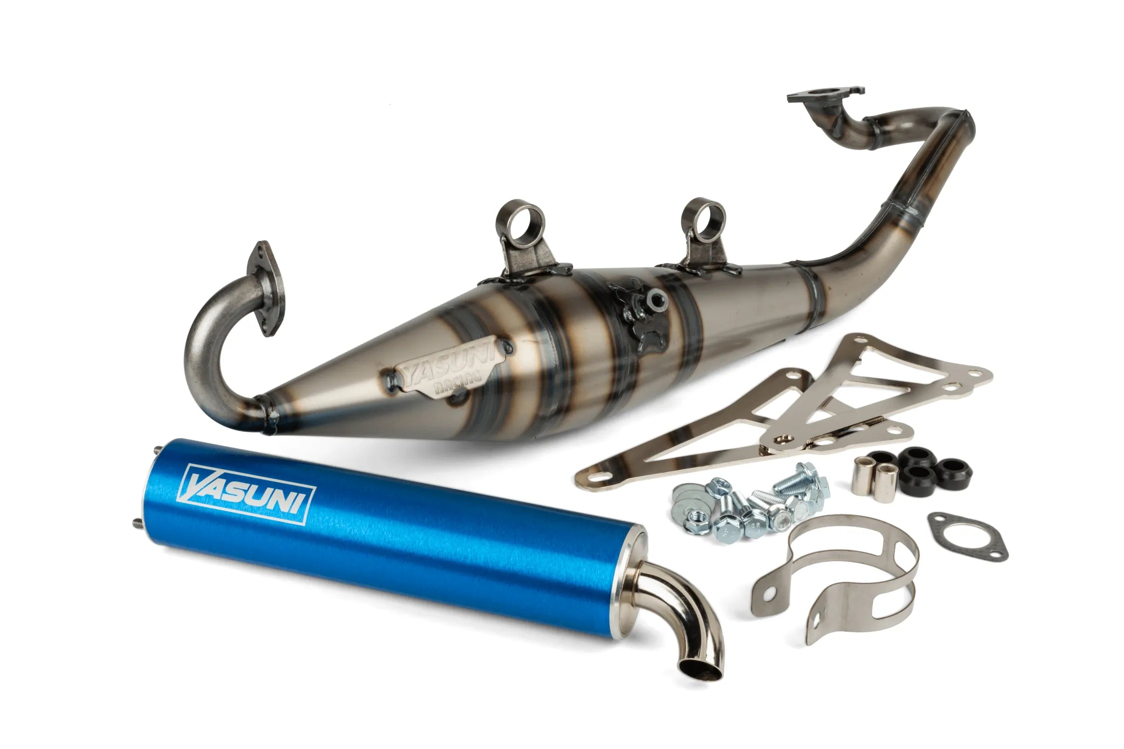 Yasuni Z Avgassystem (Blå) - Minarelli horisontell