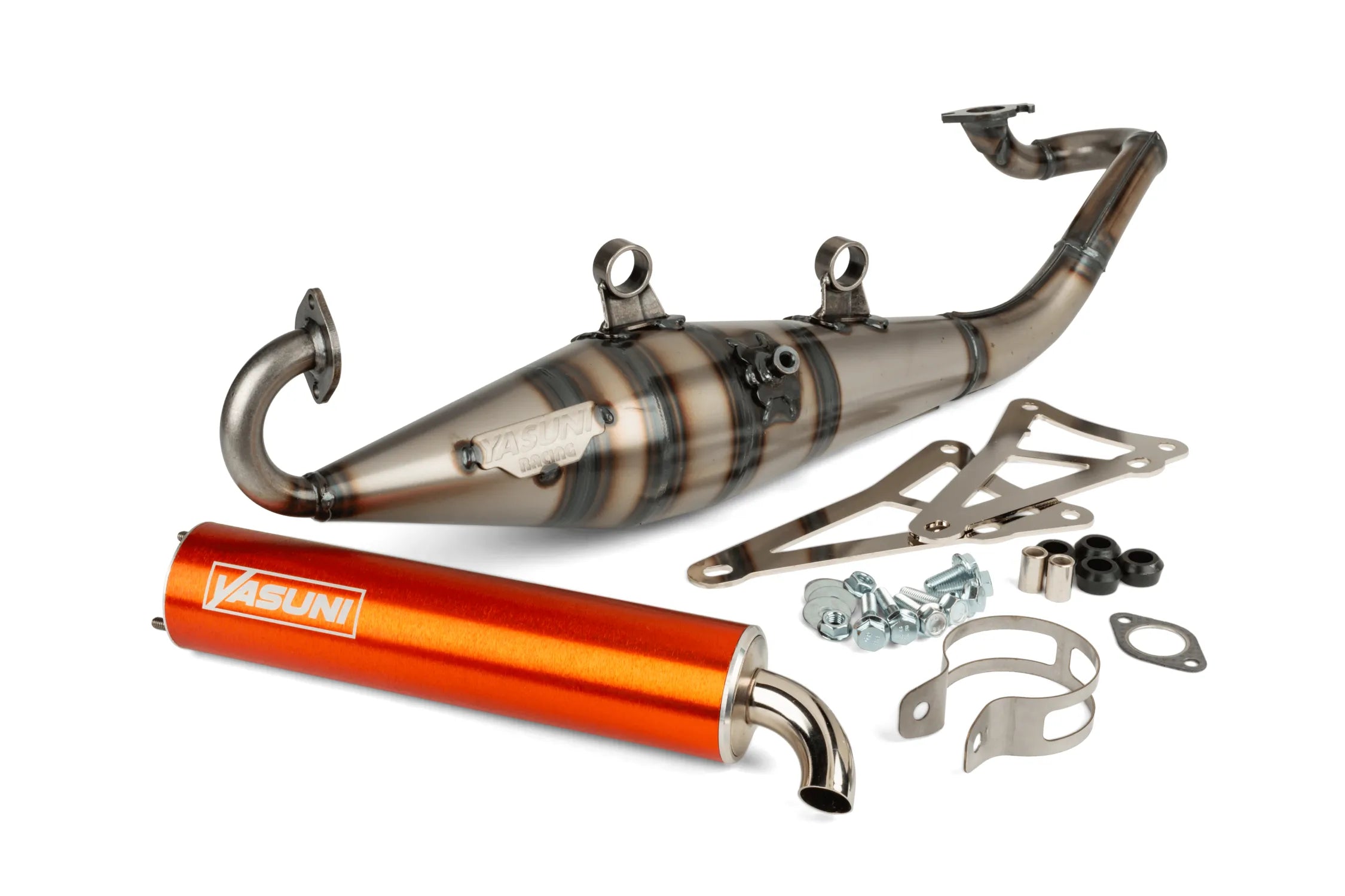 Yasuni Z Avgassystem (Orange) - Minarelli horisontell