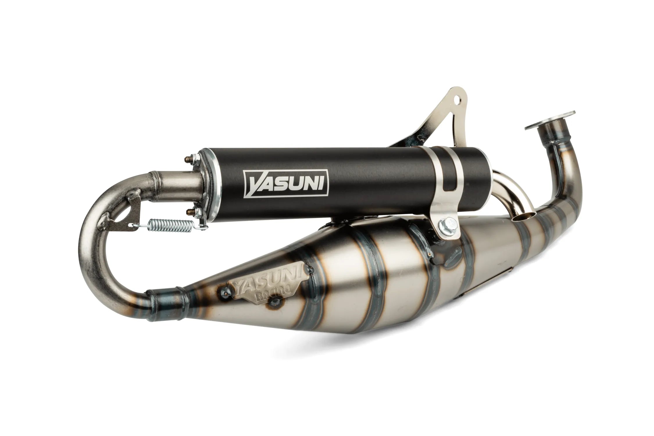 YASUNI Avgassystem C21 (Svart) - Minarelli horisontell