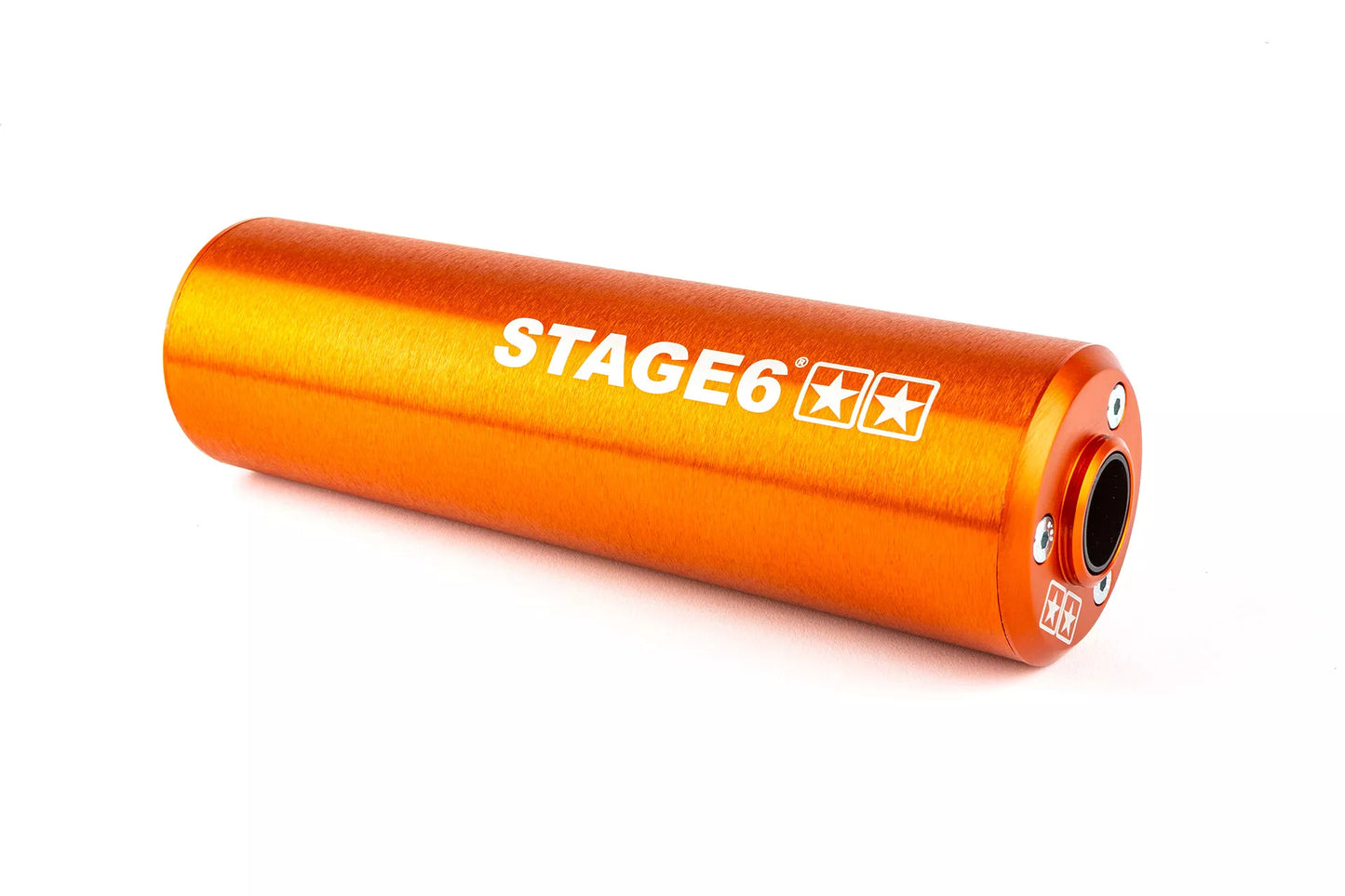 Stage6 Streetrace 70cc Avgassystem (överliggande) CNC orange - Derbi Senda