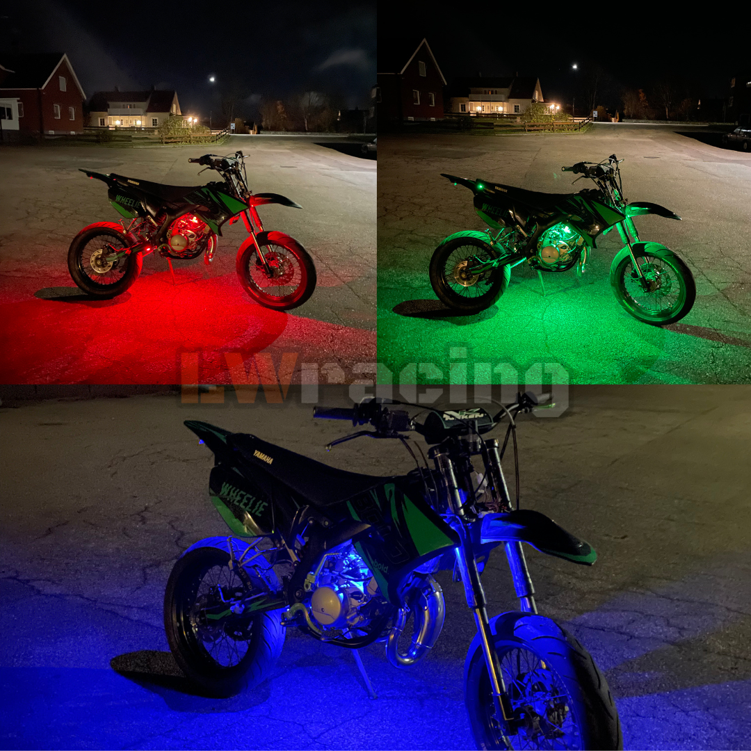 STR8 RGB Lysen (8st färger) - Trådlös