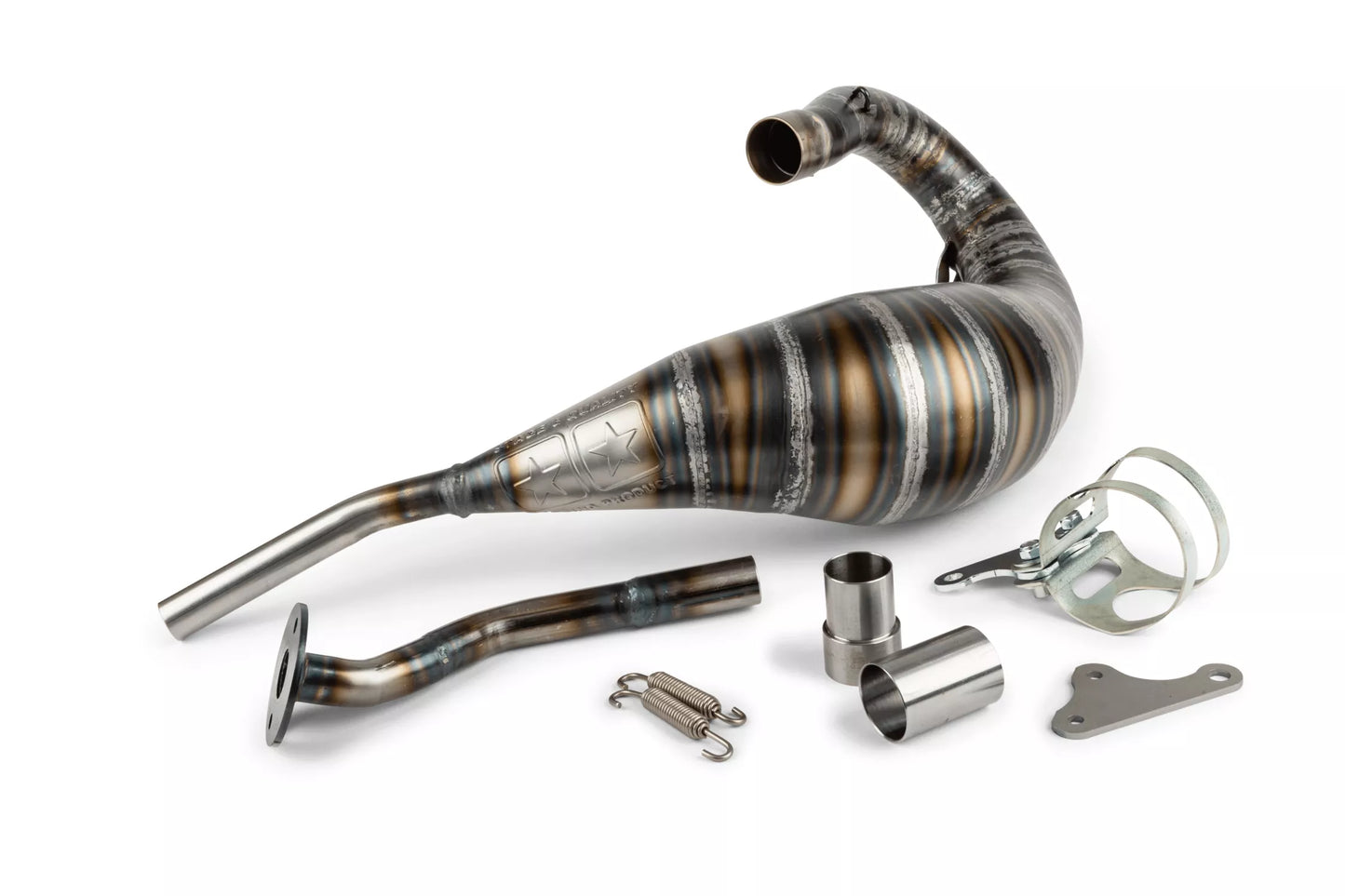 Stage6 80 - 90cc Avgassystem CNC svart - Beta RR