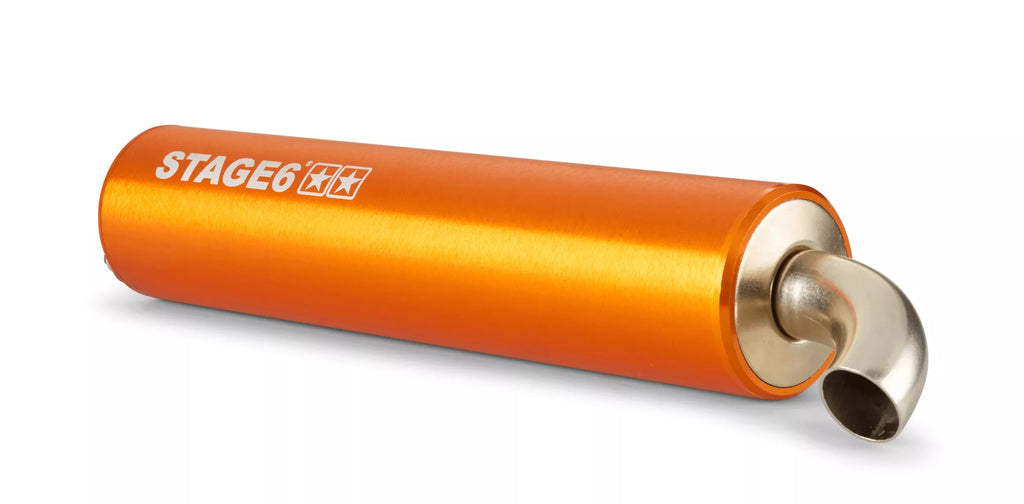 Stage6 Avgassystem "Pro Replica MK2" (Orange) - Minarelli vertikal