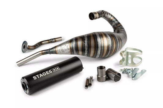 Stage6 80 - 90cc Avgassystem CNC svart - Beta RR