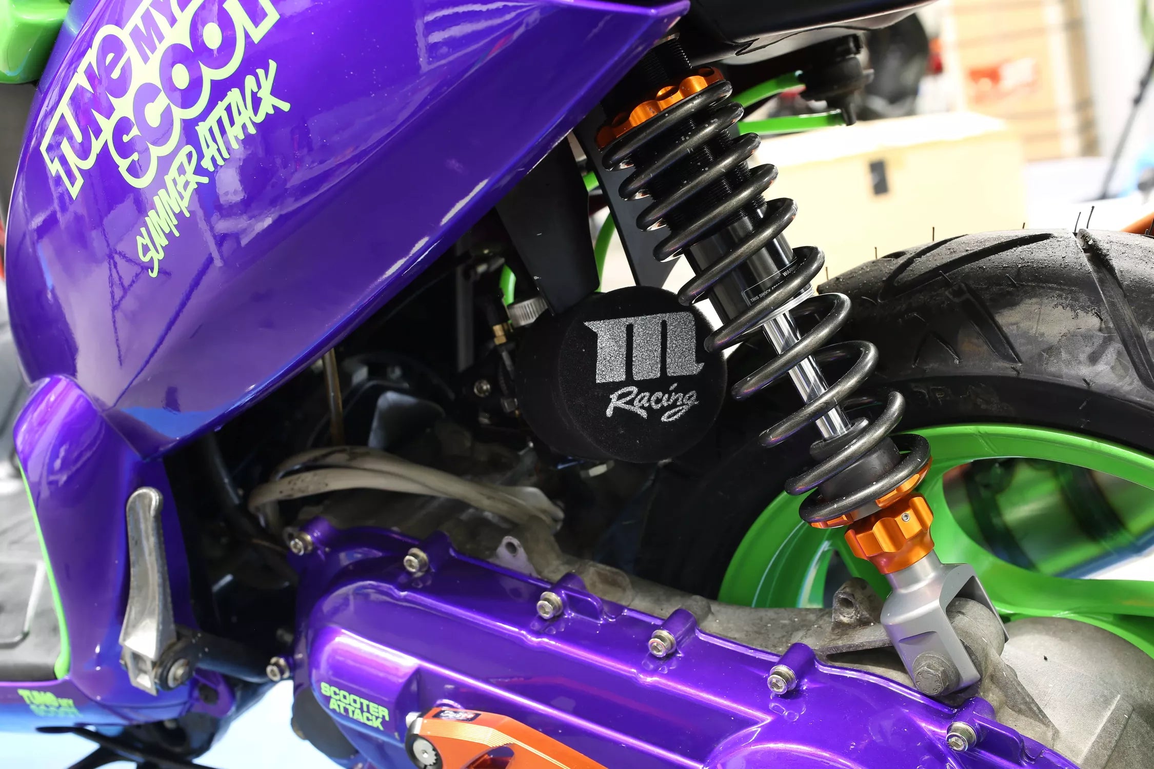 MotoForce Racing Luftfilter 50mm - Svart