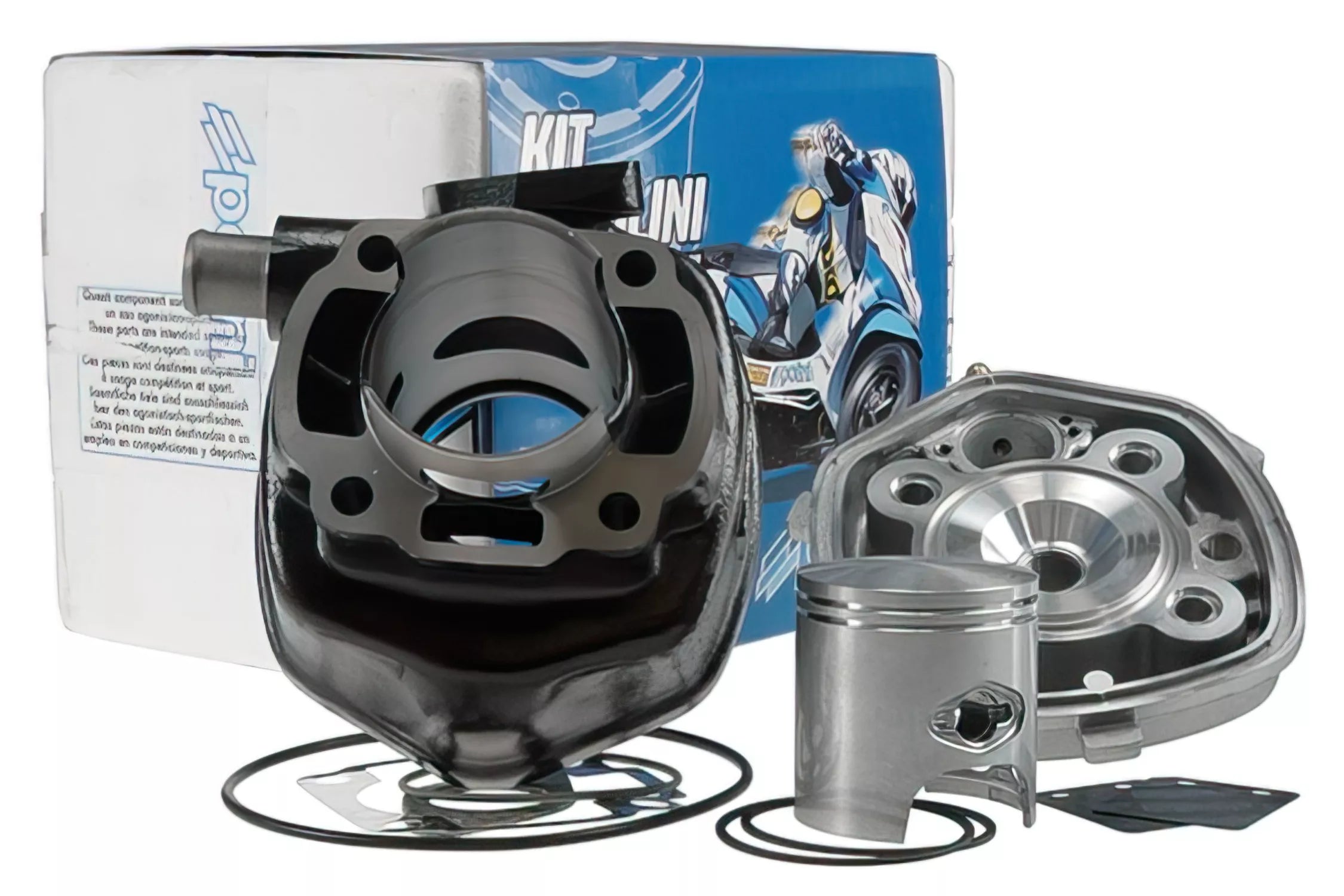 Polini Cylinderkit 70cc Sport (Gjutjärn) - Minarelli horisentell LC
