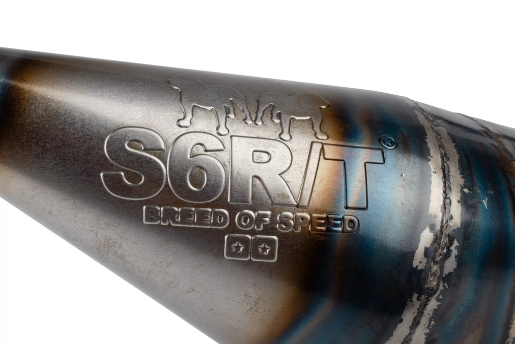 Avgassystem Stage6 R/T 70 - 80cc svart Derbi