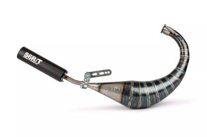 Avgassystem Stage6 R/T 70 - 80cc svart Derbi