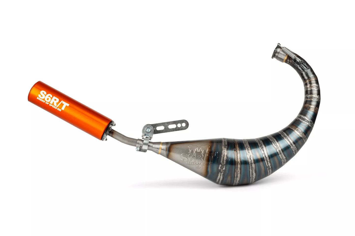 Avgassystem Stage6 R/T 70 - 80cc orange Derbi