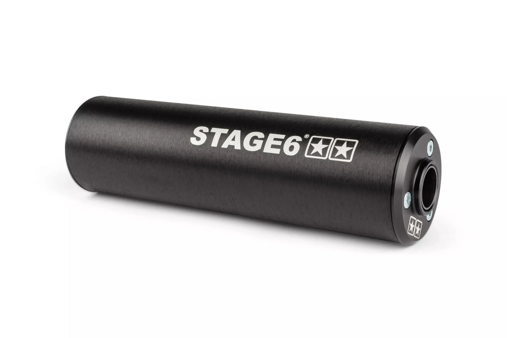 Avgasssytem Stage6 R/T 70 - 80 överliggande Derbi Svart