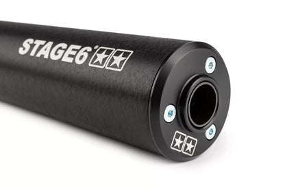 Avgasssytem Stage6 R/T 70 - 80 överliggande Derbi Svart