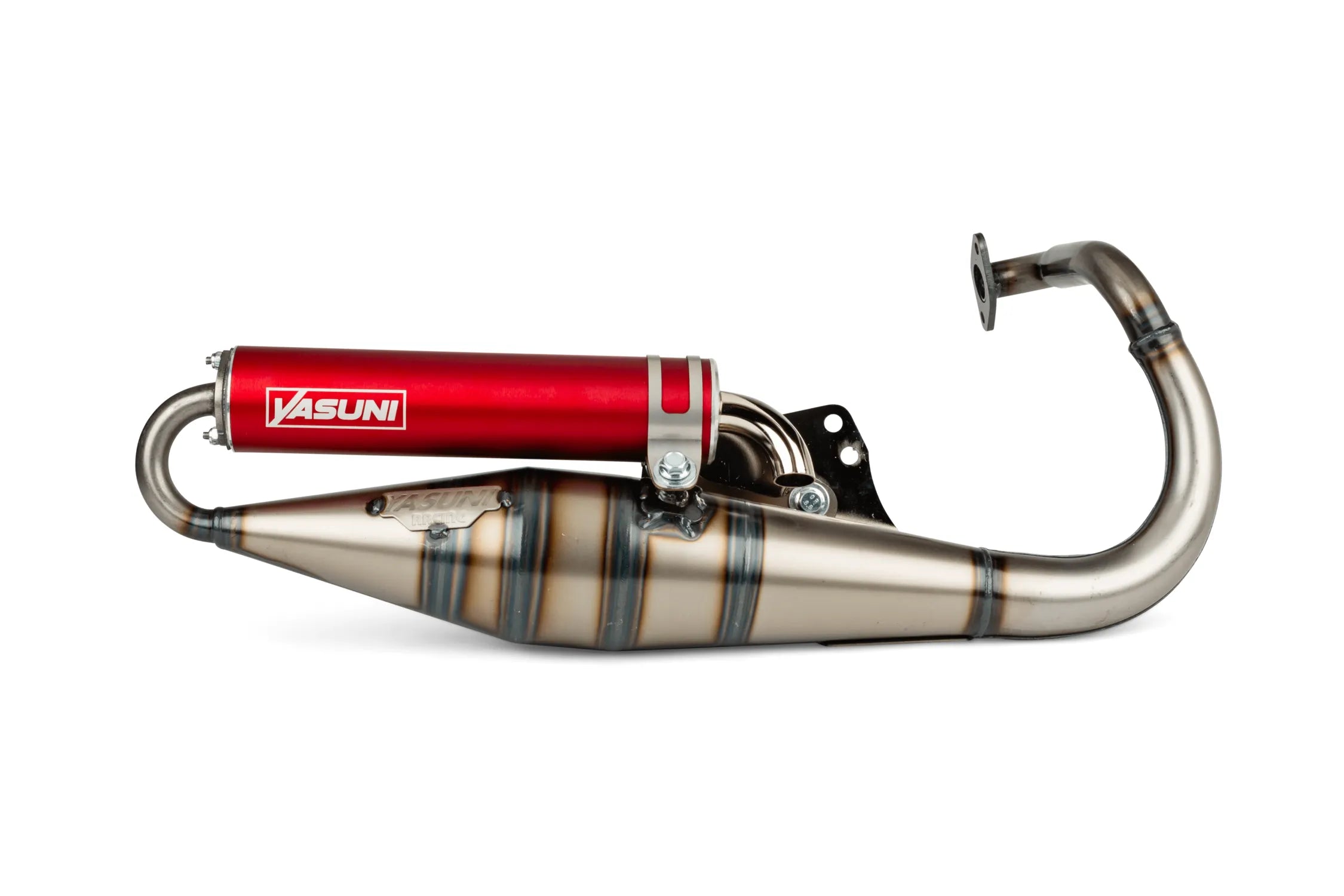 Yasuni Z Avgassystem 50/70cc (Röd) - Peugeot vertikal