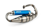 Yasuni R Avgassystem 50/70cc (Blå) - Peugeot vertikal