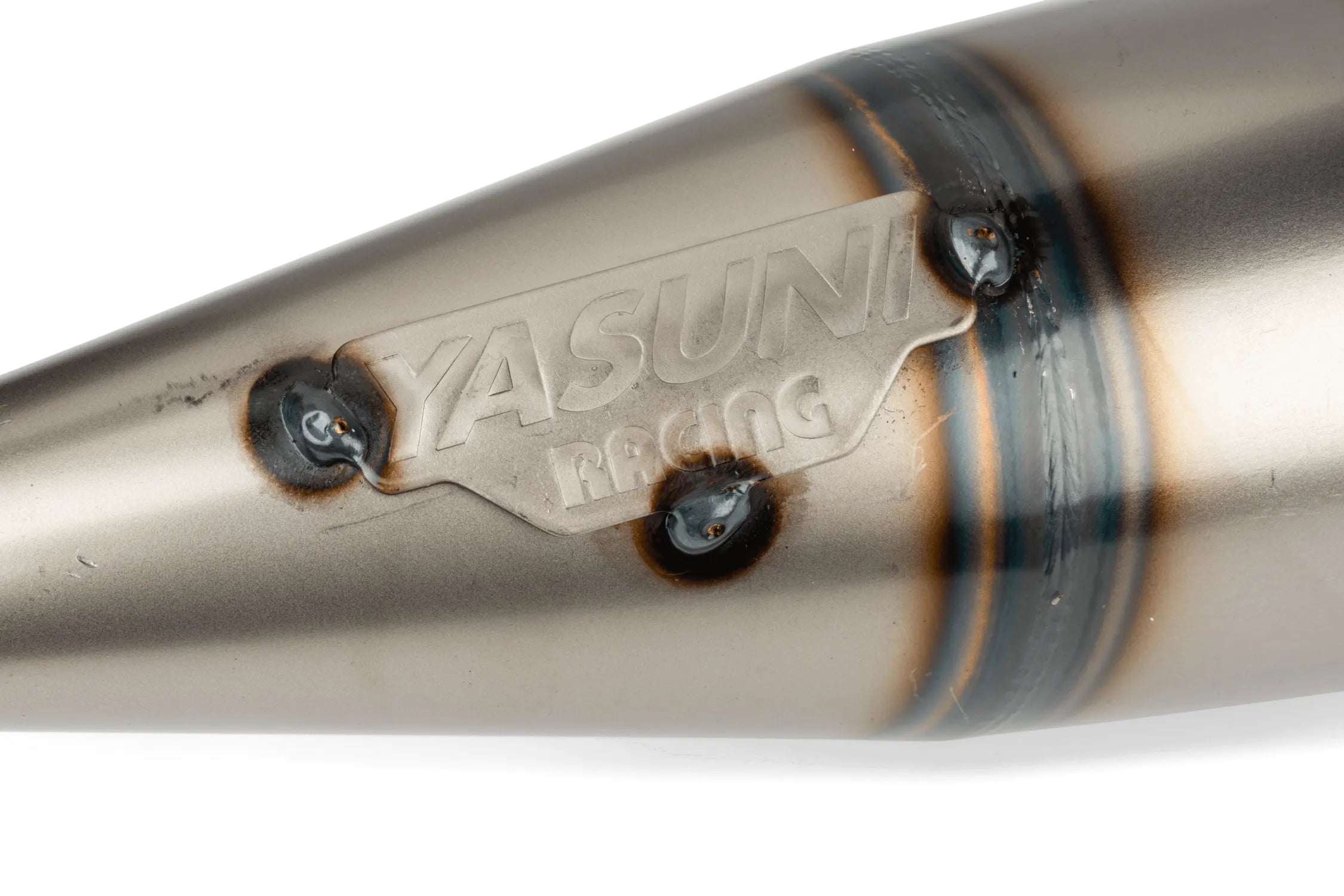 Yasuni R Avgassystem 50/70cc (Blå) - Peugeot vertikal