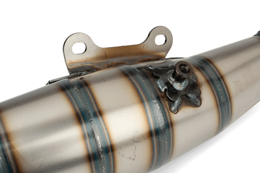 Yasuni R Avgassystem 50/70cc (Blå) - Peugeot vertikal