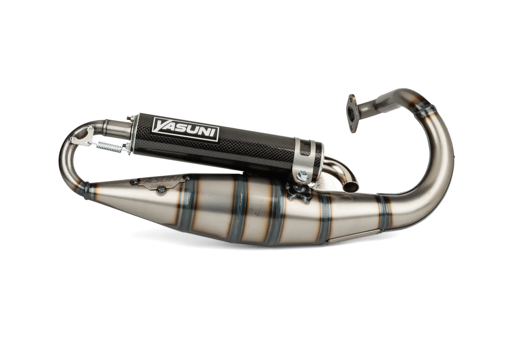 Yasuni R Avgassystem 50/70cc (Carbon) - Peugeot vertikal