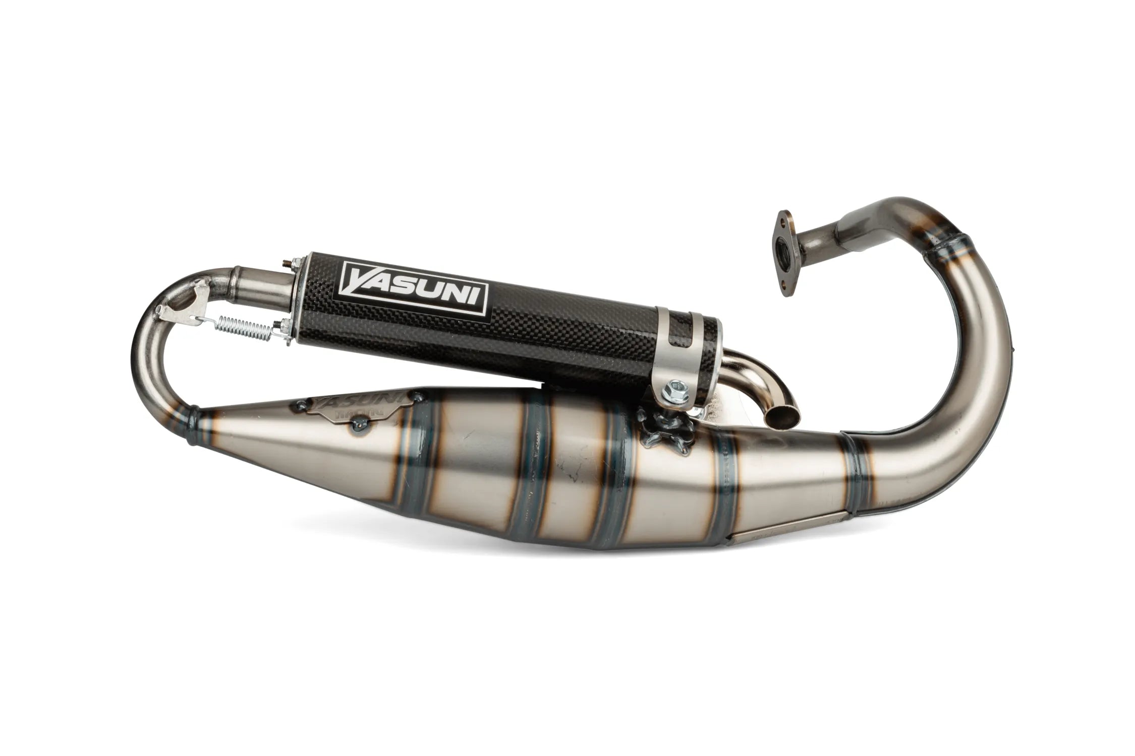 Yasuni R Avgassystem 50/70cc (Carbon) - Peugeot vertikal