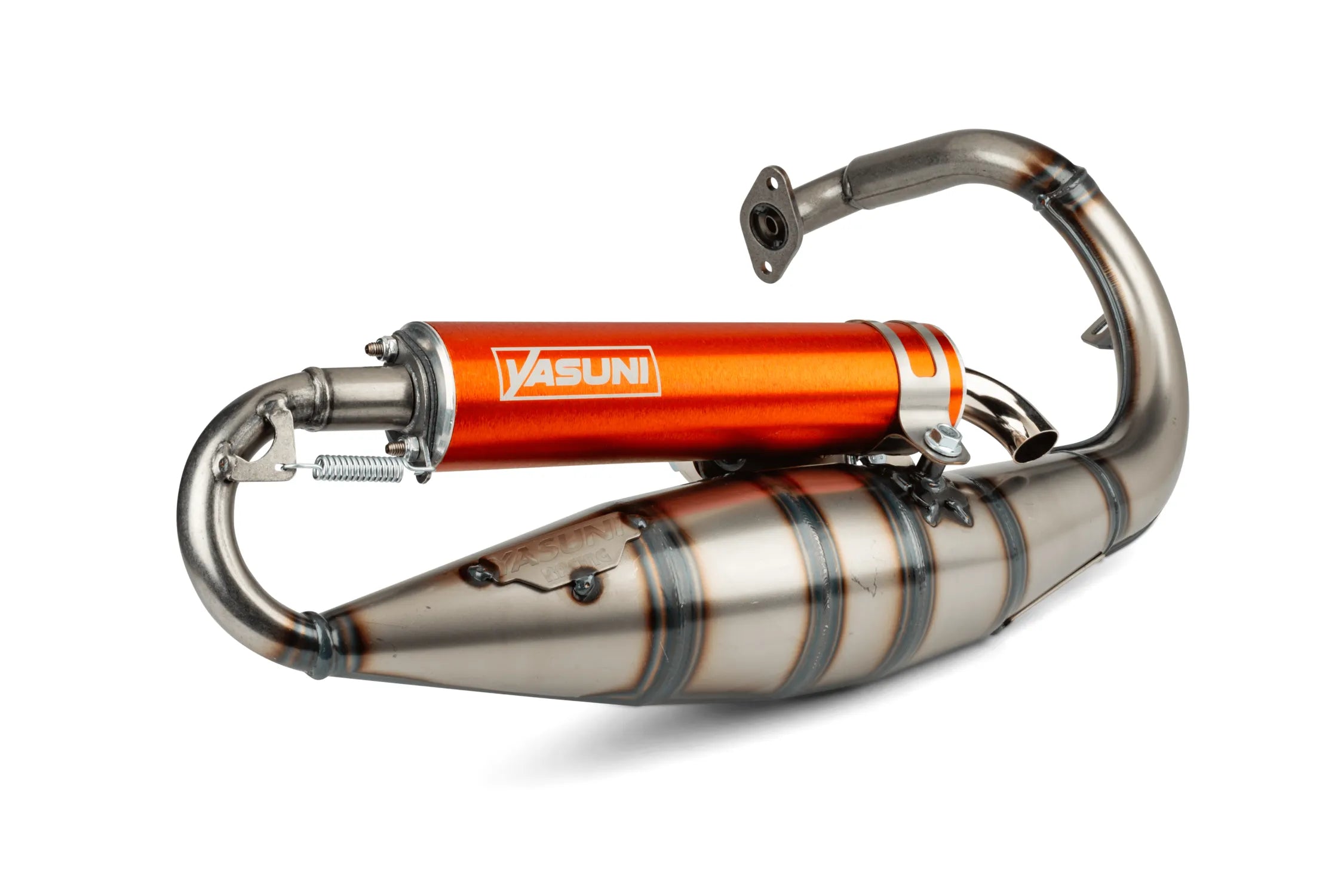 Yasuni R Avgassystem 50/70cc (Orange) - Peugeot vertikal