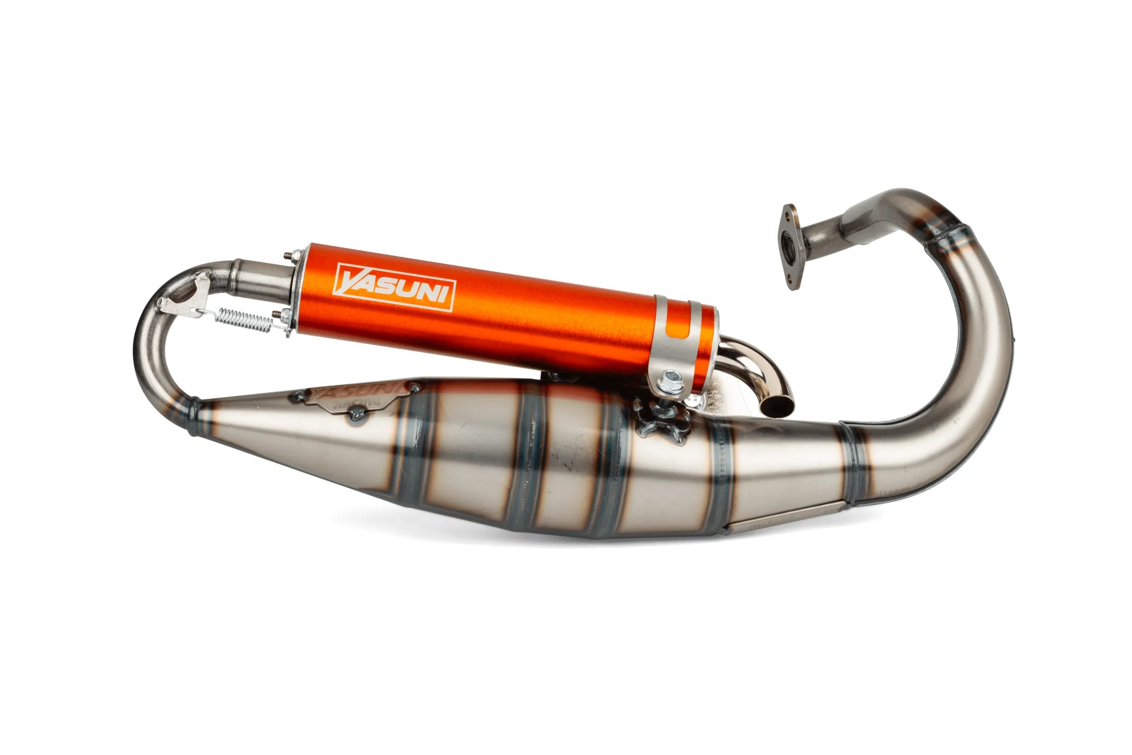 Yasuni R Avgassystem 50/70cc (Orange) - Peugeot vertikal