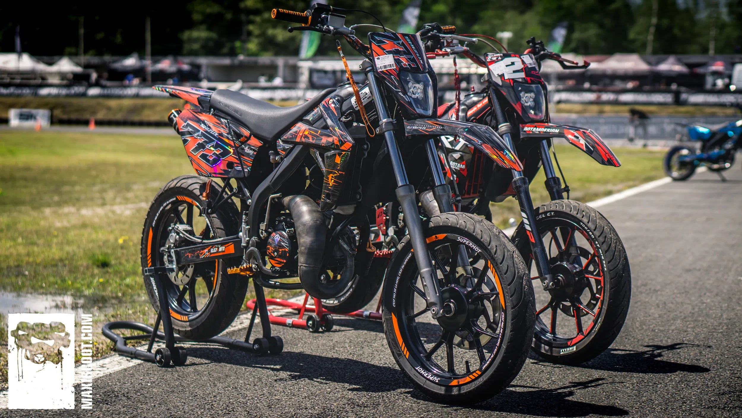 STR8 Framlykta (KTM EXC) - Orange