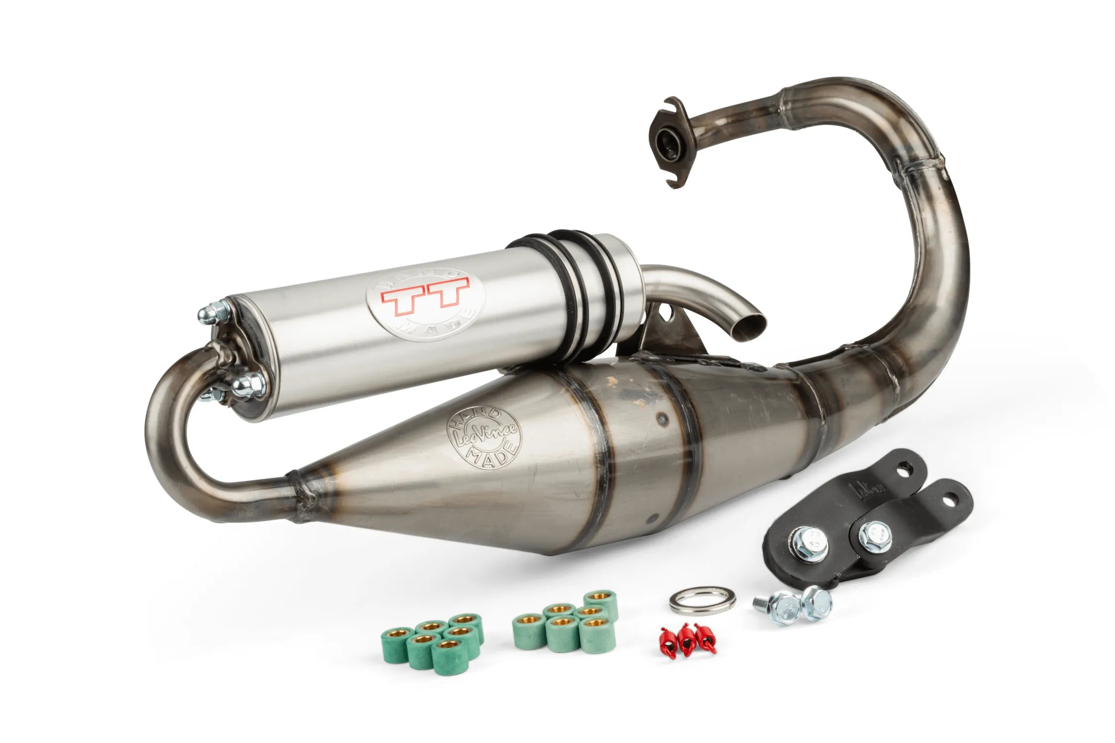 LeoVince Avgassystem (Handmade TT) - Peugeot vertikal