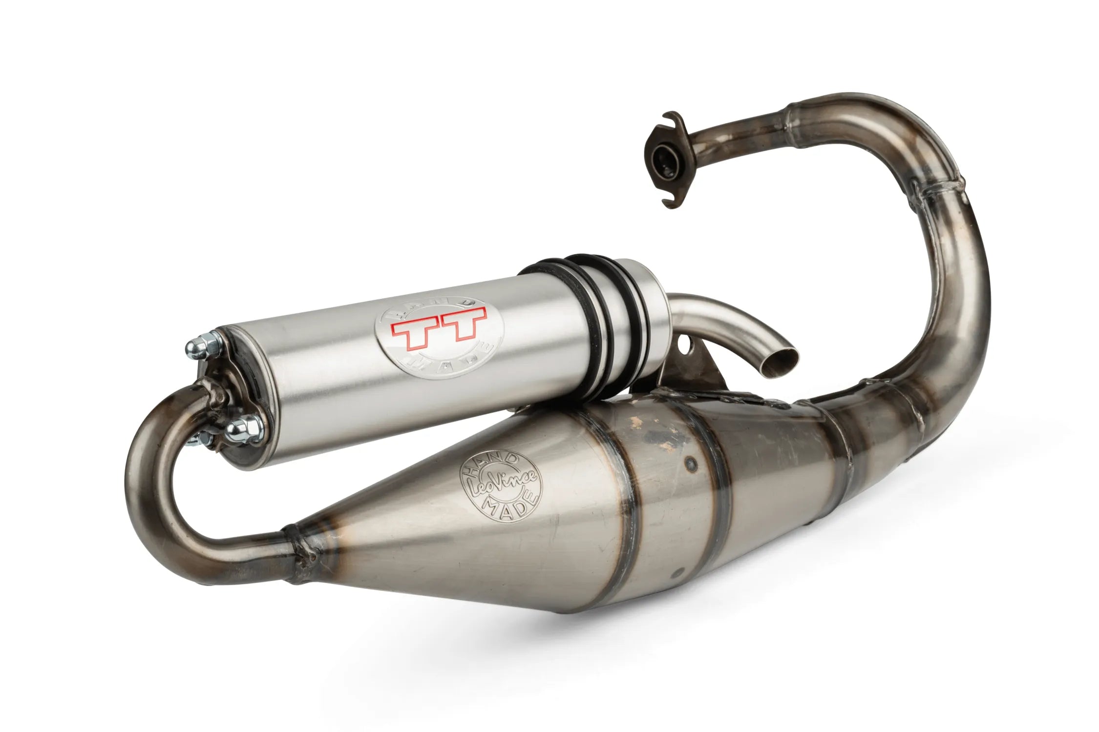 LeoVince Avgassystem (Handmade TT) - Peugeot vertikal