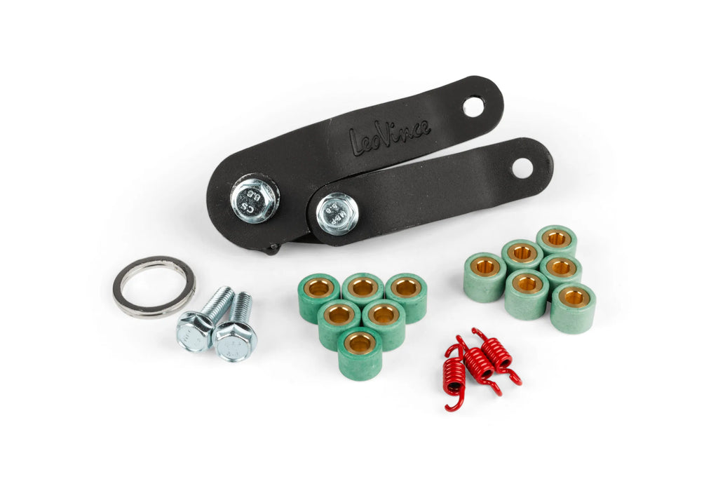 LeoVince Avgassystem (Handmade TT) - Peugeot vertikal