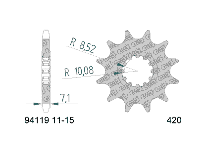 AFAM Framdrev (11T) - AM6