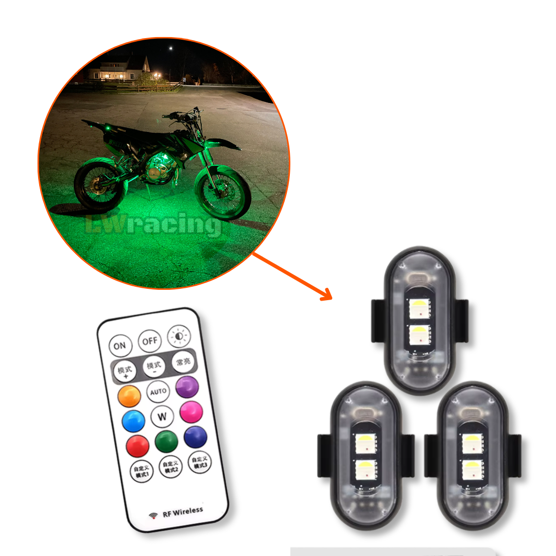 STR8 RGB Lysen (8st färger) - Trådlös