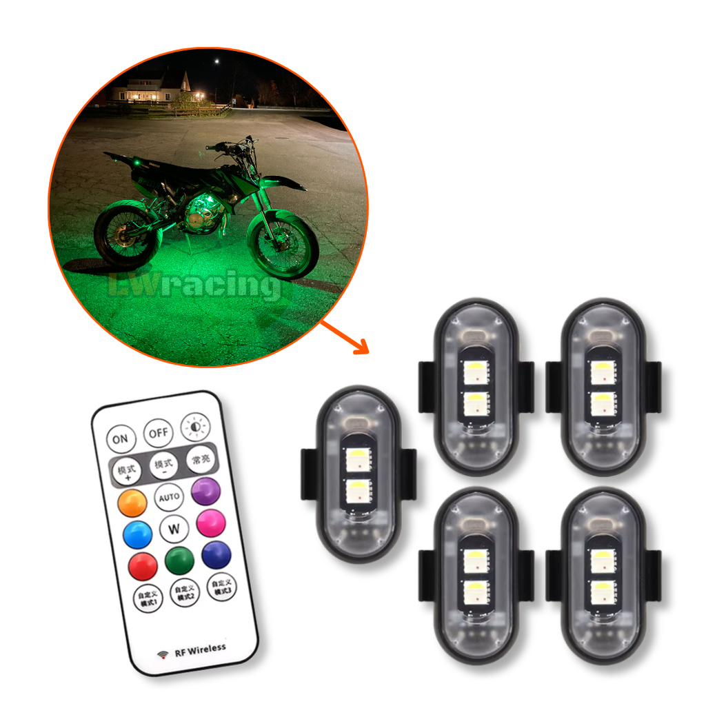 STR8 RGB Lysen (8st färger) - Trådlös