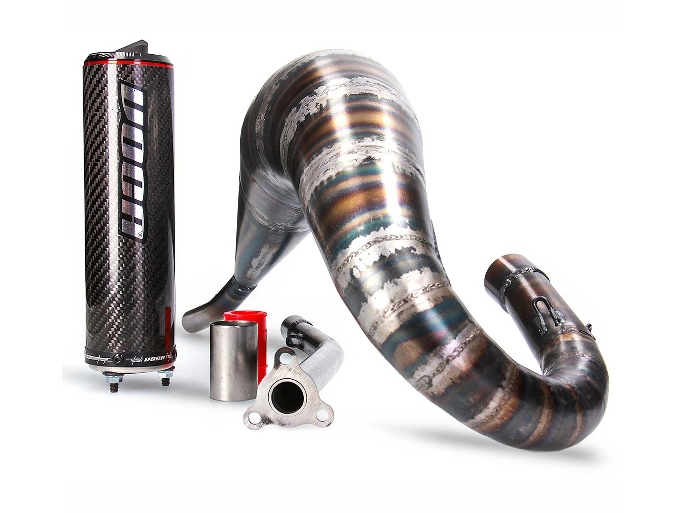 VOCA avgassystem (Cross Carbon) 80/90cc - Rieju