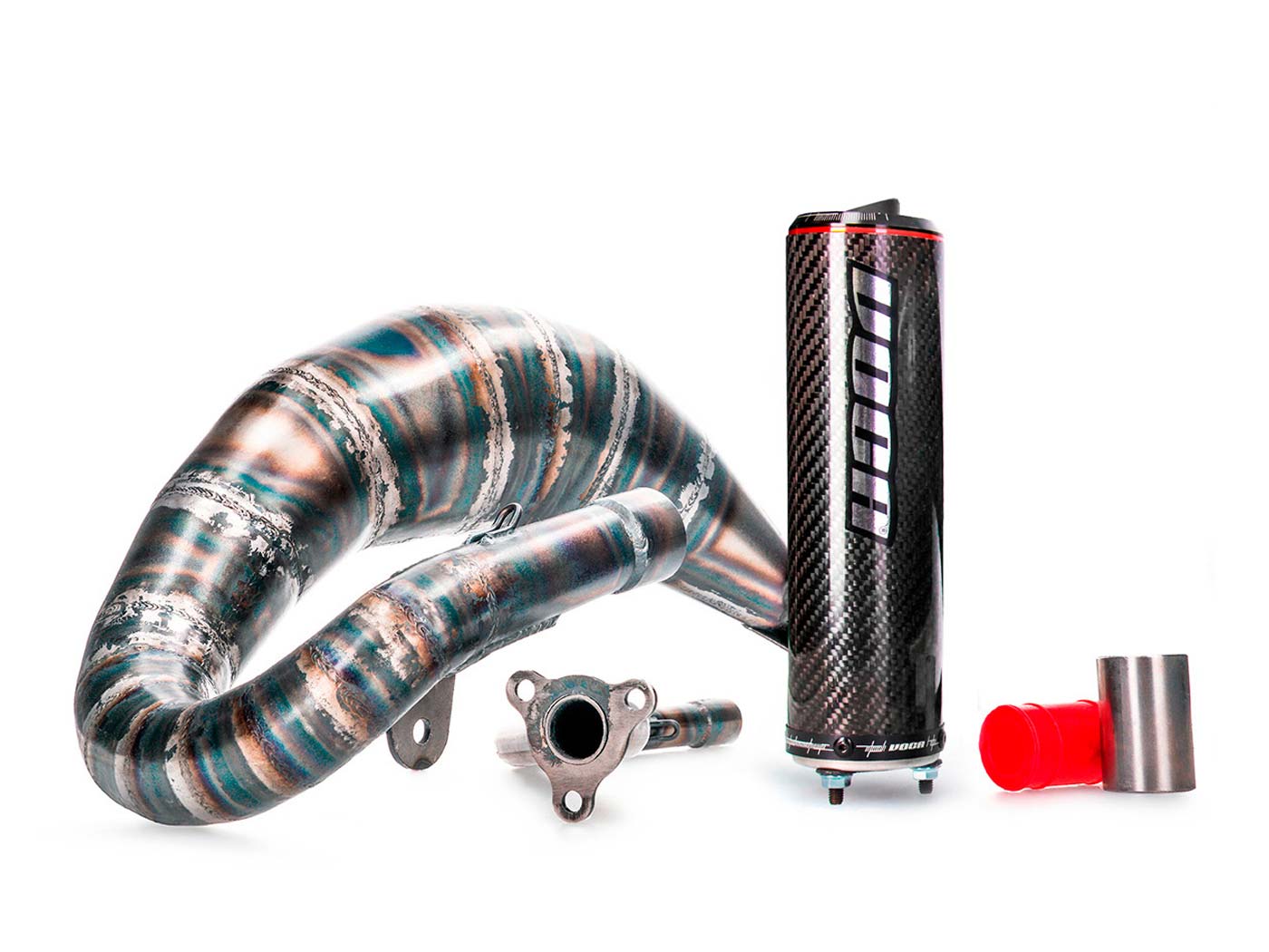 VOCA avgassystem (Cross Carbon) 80/90cc - Beta RR 12->