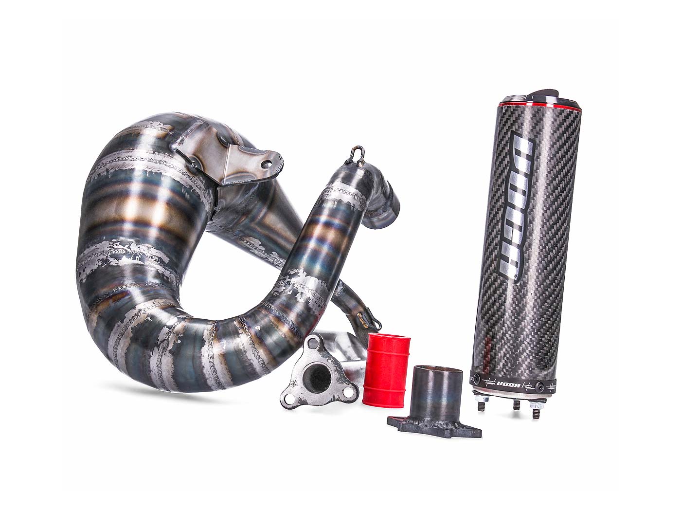 VOCA avgassystem (Cross Carbon) 80/90cc - DRD Pro