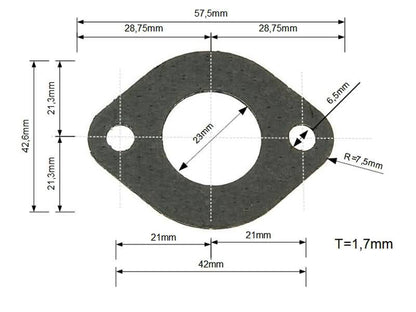 YASUNI Pluddämpar packning (Platt)