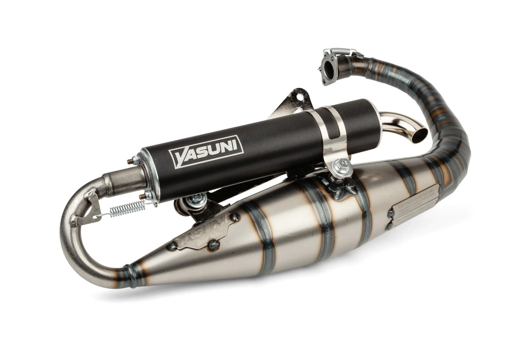 Yasuni Avgassystem C16 "Carrera" (Svart) - Minarelli vertikal