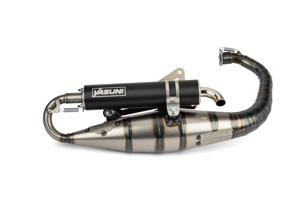 Yasuni Avgassystem C16 "Carrera" (Svart) - Minarelli vertikal