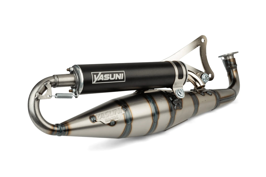 Yasuni Avgassystem C16 "Carrera" (Svart) - Minarelli horisontell