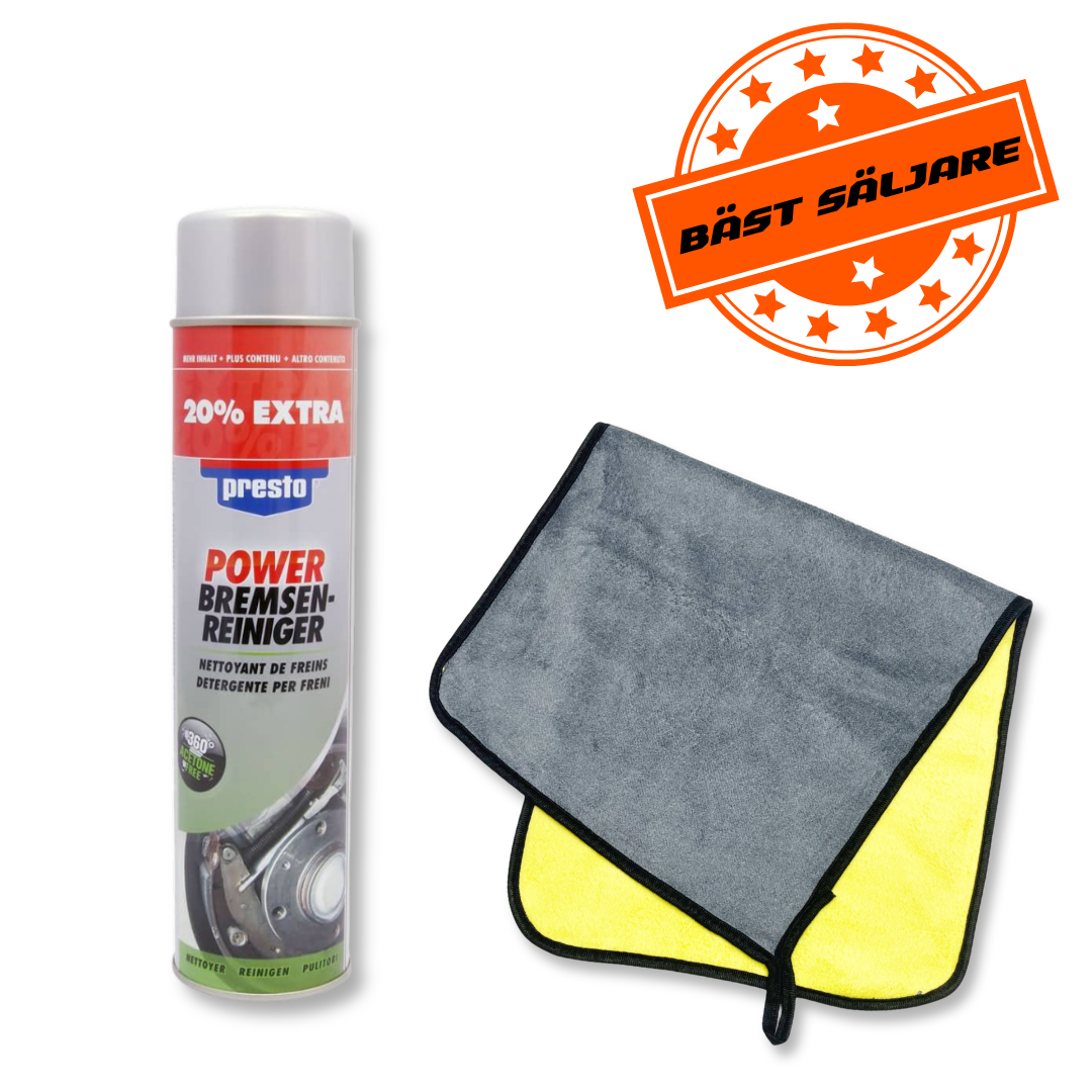 *Bästsäljare – Brakeclean + Mikrofiberduk Combo