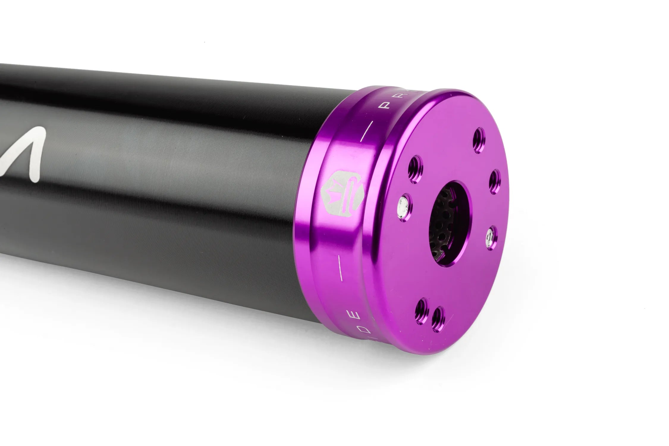 KRM Ljuddämpare (70-90cc) - Svart/Lila